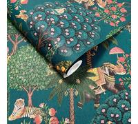 Holden Decor Carta Da Parati Tropicale Animali Foresta - Scelta Colore