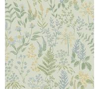 Holden Floreale Ramoscello Parati Rurale Paradise Giardino Botanico Blu Chiaro
