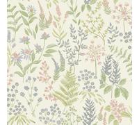 Wildflower Rurale Paradise Parati Floreale Ramoscello Holden 13661 Natural &