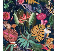 Holden Meravigliosa Carta da Parati Tropicale Pappagallo Rainforest Blu WOW035