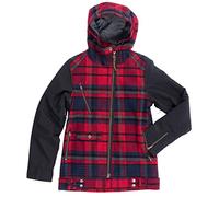 Holden Moto Snowboard, Giacca Donna, Nero/Rosso, S EU