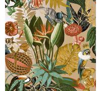 Holden Tropicale Meravigliosa Parati - Esotico Animali Fiori IN Vari Colori