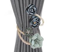 Holder Blind - Sophistication Rustico per Tende, Ganci per Tende Creatori con Un Motivo Elegante, Una Decorazione Della Stanza Pratica E Durevole E Attraente | per Il Luogo Di