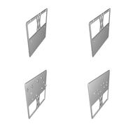 Holder for 8-Piece Open-End Wrench Set 6-22mm Wall Mount Tool Organizer