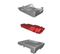 Holder for BIGTREETECH 3in1 Hotend Cooling System with Dual Fan & LED Mount