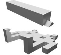 Holder for Toilet Paper Roll - Space Invader Theme Bathroom Accessory