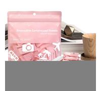 Holdes Asciugamano da viaggio compresso | 30 pezzi morbidi e assorbenti - salviette compresse per il viso - per spa center bagno hotel palestra trucco bellezza doccia