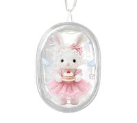 Holdes Borsa Porta Peluche,Borsa Portapeluche con Portachiavi - Custodia Antipolvere Collezionabili per Collezionisti - Regalo Compleanno Natale per