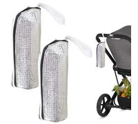 Holdes Borsa termica per | 2 sacchetti per borraccia | con portatile in alluminio per mamma allattamento al seno bambino Picnic