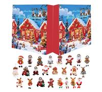 Holdes Calendario 'Avvento Con Ornamenti Per Albero Di Natale - Avvento 2025 24 Giorni,Bambola Decorativa In Peluche,per Albero di Natale Parete Finestra Soggiorno Vacanza Famiglia