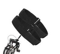 Holdes Cinghia di tensione regolabile per bicicletta, 2 cinghie regolabili antiscivolo per pneumatici da bicicletta, per trasporto all'aperto, mountain bike e bici da corsa, pneumatici, portatori