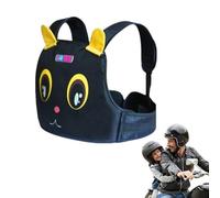 Holdes Cintura di sicurezza per moto per imbracatura bambino per moto - Imbracatura di sicurezza moto per | Porta di progettazione integrata per moto, scooter, veicoli elettrici e biciclette
