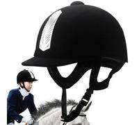 Holdes Copricapo equestre | Copricapo regolabile da equitazione da donna e uomo, traspirante, cappelli di sicurezza per equitazione, snowboard, alpinismo