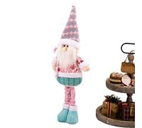 Holdes Decorazione a forma di gnomo di Natale | Figura gnomo rosa dolce da scrivania - Figura allungabile come decorazione natalizia per scrivania, camino, soggiorno, camera da letto, cucina, feste