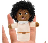 Holdes Giocattoli di burattini a per marionette a dita Persone nere,Marionetta da racconto di persone nere del fumetto - Giocattoli di mostra di bambole familiari africane,