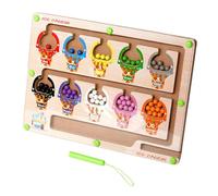 Holdes Labirinto Magnetico,Labirinto Magnetico Di Colore | Tabella di Puzzle Magnetici in Legno di,Tavola di Puzzle Magnetico in Legno, Labirinto