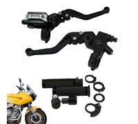 Holdes Leva frizione moto, freno manubrio moto | leva frizione stabile | leva freno regolabile da 7/8 "22 mm, impugnatura generale del freno per moto