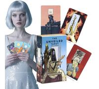 Holdes Mazzi di Carte da Tarocchi - Set Di Carte Dei Tarocchi | Oracle Tascabili 10,7 x 6 cm - Per Esplorazione Spirituale Rituali Mistici