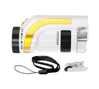 Holdes Microscopio portatile 50x-300x Digiscopio con illuminazione a LED - Microscopio portatile per - per ragazzi e ragazze Natale Capodanno Compleanno ambiente scolastico esterno
