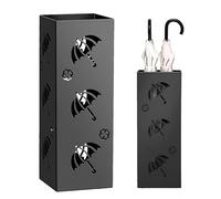 Holdes Portaombrelli per ingresso, design in metallo con cestello vuoto,Supporto verticale alto per ombrellone - per ingresso, terrazza, ingresso casa esterno