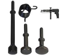 Holdes Punte per martello pneumatico, martello pneumatico per rompicapo, accessorio per scalpello a martello pneumatico, set di punte pneumatiche lisce, uso versatile per e