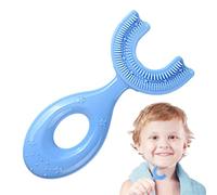 Holdes Spazzolino da denti per bambini a forma di U, in silicone per bambini, spazzolino da denti a 360 gradi, morbido spazzolino manuale in silicone alimentare, adatto per bambini da 6 a 12