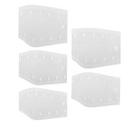 Holdes Strumento Per Mappatura Sopracciglia,Guida Riutilizzabile,5 Pezzi Adesivo Per Forma Sopracciglia - Per Uso Quotidiano Casa Viaggio Matrimonio Feste Compleanno Salone Sposi