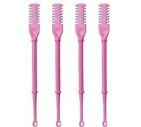 Holdes Tagliacapelli nasale, rasoio per nasali, set di 4 rasaerba per capelli nasali | Strumento di rimozione dei nasali con impugnatura comoda per viaggi d'affari, viaggi, dormitorio, casa