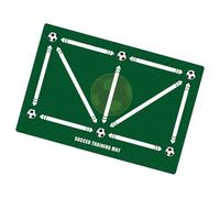 Holdes Tappetino da allenamento per calcio, antiscivolo, design portatile, sicuro per giocatori, genitori, allenatori, per interni ed esterni