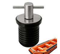Holdes Tappo di scarico per barche - Tappo a vite in acciaio inossidabile per scarico kayak | Accessorio antiscivolo, previene il naufragio per barche veloci, kayak e