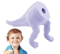 Holdes Topper per dentifricio per cacca - Dispenser di dentifricio a forma di animale - Silicone per uso alimentare, tappi di chiusura per adulti e bambini, si adatta alla maggior parte dei tubi