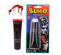 Holdes Trucco di sangue, finto sangue, vestire il sangue, finto sangue lavabile con effetto speciale Vampiro Zombie realistico e spaventoso per vestiti, facile da rimuovere
