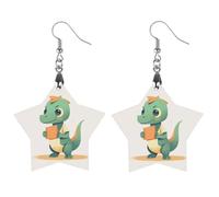 Holding An Busta Orecchini in legno Gioielli Regali, Pendenti in Legno Naturale Vintage Leggero Classico Artistico Ganci per Orecchini in Legno per Donne, Love, In legno, Legno