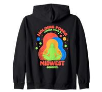 Holding Poses Longer Than A Midwest Goodbye Felpa con Cappuccio