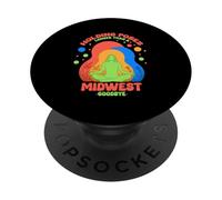 HOLDING POSES LONGER THAN A MIDWEST GOODBYE PopSockets PopGrip Adesivo