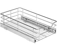 HOLDN' STORAGE Organizzatori estraibili per armadietti - Cassetti estraibili alti 12,7 cm per armadi da cucina - Heavy Duty con garanzia limitata di 5 anni - Dimensioni cestino 27,9 cm di larghezza x
