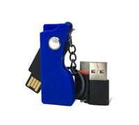 HOLDTAG Custodia Portachiavi per YubiKey 5 NFC e 5C NFC con Adattatori | Compatibile con chiave di sicurezza Yubico Cecurity Key | Design Compatto | Cover (chiave non inclusa)