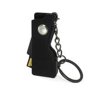 HOLDTAG Yubikey Custodia con portachiavi e adattatori | Compatibile con YubiKey 5 NFC e 5C NFC | Protezione antiurto | Case Yubico | Cover | Custodia (non inclusa chiave di sicurezza), Nero Senza