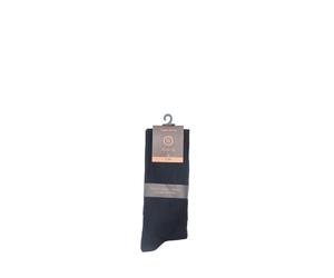 HOLE B - Calza lunga uomo blu caldo cotone 39
