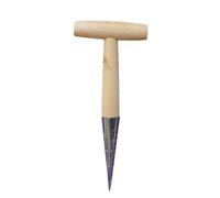 Hole Digger, Hole Tool, Precision Planting T-Type Design Easy Handling Wooden Handle Ergonomic Grip, Gardening Tools for Flowers, Vegetables, Plants, 11.03x4.33inches