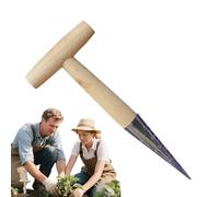 Hole Digger, T-Shaped Handheld Dibbler, Precision Planting Tool, Soil Puncher on Vegetables, Tomatoes, Cucumbers, Carrots, Gardening Aid for Backyard, Greenhouse, Outdoor Beds