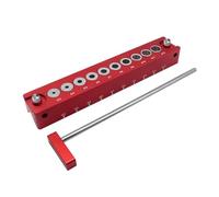 Hole Drill Guide, Woodworking Jig Kit, Precision Drilling Positioner, Power Tool Accessory for Tight Spaces, Accurate and Easy Woodworking Solution 7,99 x 1,38 pollici