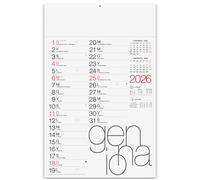 Hole Gadget | Calendari Personalizzati 2025 in Stock da 100 Pezzi Olandesi Grandi da Muro Notes sul Retro per Gadget Pubblicitari di Fine Anno e come Omaggio per i Clienti o Regali Aziendali | PA615