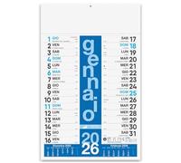 Hole Gadget | Calendari Personalizzati 2026 in Stock da 100 Pezzi Olandesi Grandi da Muro Notes sul Retro per Gadget Pubblicitari di Fine Anno e come Omaggio per i Clienti o Regali Aziendali | PA430