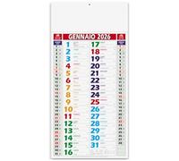 Hole Gadget | Calendari Personalizzati 2026 in Stock da 100 Pezzi Olandesi Medi da Muro Notes sul Retro per Gadget Pubblicitari di Fine Anno e come Omaggio per i Clienti o Regali Aziendali | PA658