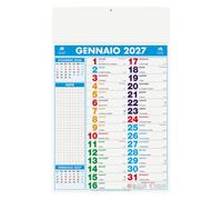 Hole Gadget | Calendari Personalizzati 2027 in Stock da 100 Pezzi Olandesi Grandi da Muro Notes sul Retro per Gadget Pubblicitari di Fine Anno e come Omaggio per i Clienti o Regali Aziendali | PA422