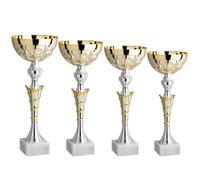 Hole Gadget Coppa Trofeo Personalizzati, Premiazioni Singole o in Set Completi, Sportivi per Eventi, Calcio, Fantacalcio, Basket, Padel, Personalizzabile su Targhetta cod. 11.571 (11.579G)