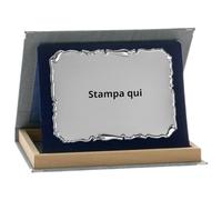 Hole Gadget ® | Traga Premio Personalizzata Varie Misure Ricordo Personalizzabile con Supporto Astuccio, Premiazione e Premiazioni Personalizzate Festa papà Mamma Pensione (33x28 cm)