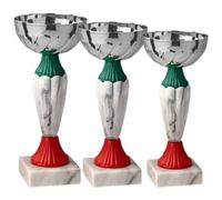 Hole Gadget Tris di Premiazioni Personalizzate Coppe e Trofei Sportivi con Targhetta Inclusa Premio per Tutti Gli Sport e Riconoscimento o Fantacalcio