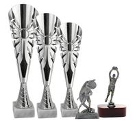 Hole Gadget Trofei Personalizzati in Set Completi per Il Calcio, Calcetto o Fantacalcio con Tris di Coppe, Miglior Giocatore e Capocannoniere Varie Misure e Budget Premiazioni (Marte)